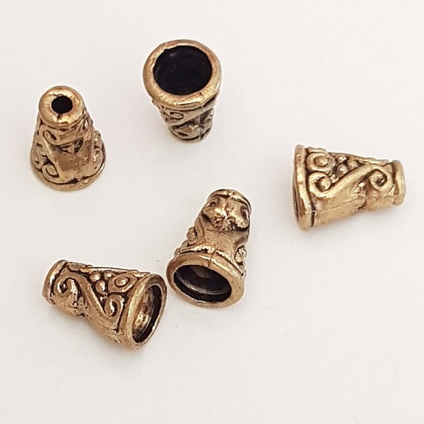 Kalottenansatz Sch&uuml;ssel Nr. 10 Bronze