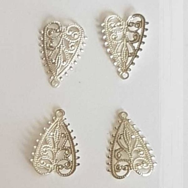 Estampe N&deg;18 Feuille 18 mm Argent