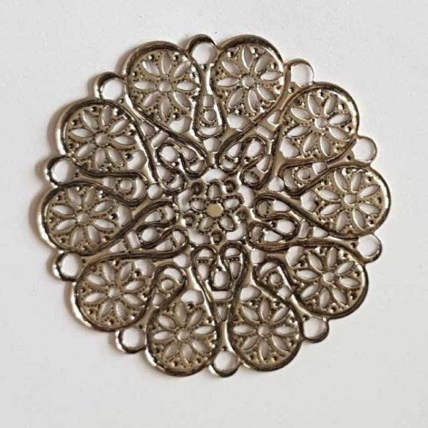 Estampe N&deg;27 Rond 49 mm Argent