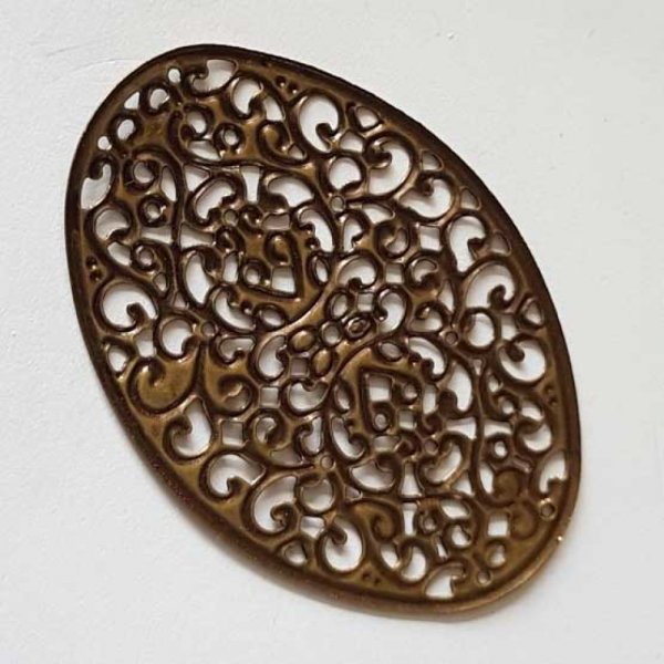 Estampe N&deg;30 Ovale 55 mm Bronze