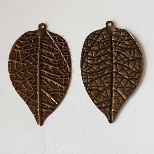 Estampe N&deg;31 Feuille 46 mm Bronze