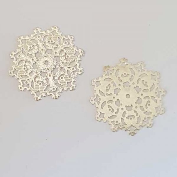 Estampe N&deg;32 Rond 20 mm Argent