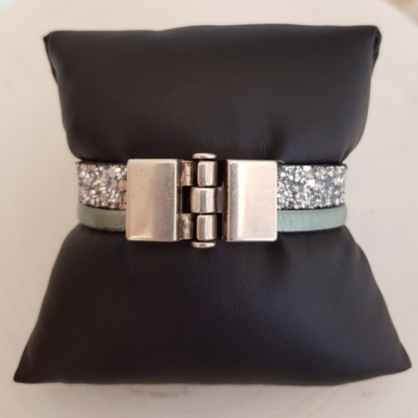 Zamak-Hakenverschluss f&uuml;r Leder 13 mm