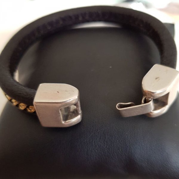 Zamak-Hakenverschluss f&uuml;r Leder 10 mm R&eacute;galiz