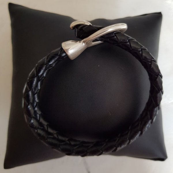 Zamak-Hakenverschluss f&uuml;r Leder Rund 05 mm