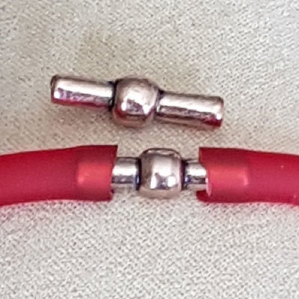 Verschluss f&uuml;r Pvc-Schnur Hohl 5 mm