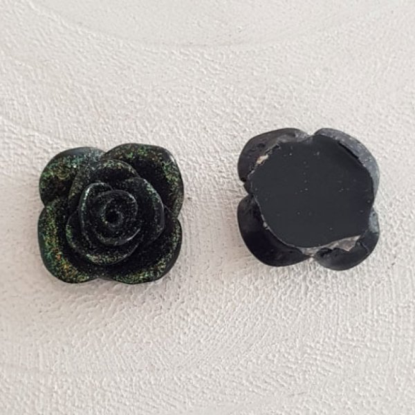 Synthetische Blume 20 mm N&deg;05-03 Schwarz