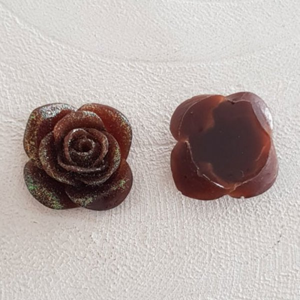 Synthetische Blume 20 mm N&deg;05-16 Braun