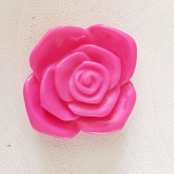 Synthetische Blume 37 mm N&deg;06-07 Fluo Pink
