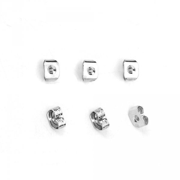 Set mit 200 Ohrst&ouml;pseln Nr. 04 (d. h. 100 Paare), die f&uuml;r Ohrringe verwendet werden k&ouml;nnen.