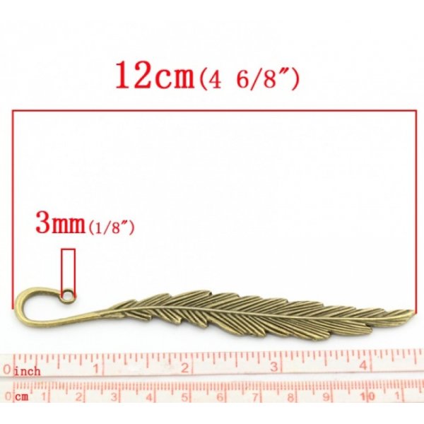 Lesezeichen Nr. 01 F&uuml;llfederhalter Bronze