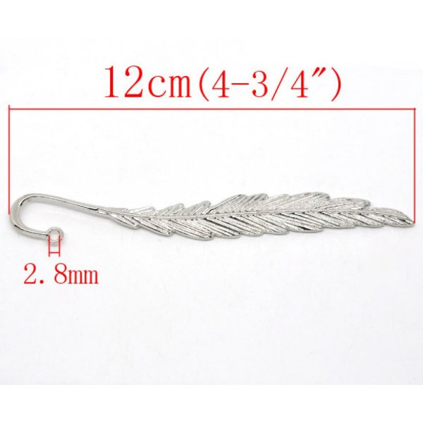 Lesezeichen Nr. 01 F&uuml;llfederhalter Hell-Silber