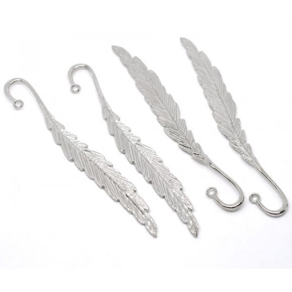 Lesezeichen Nr. 01 F&uuml;llfederhalter Hell-Silber