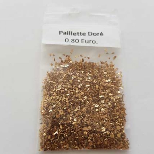 Micro bille Paillette Dor&eacute; sachet de 4 Grammes