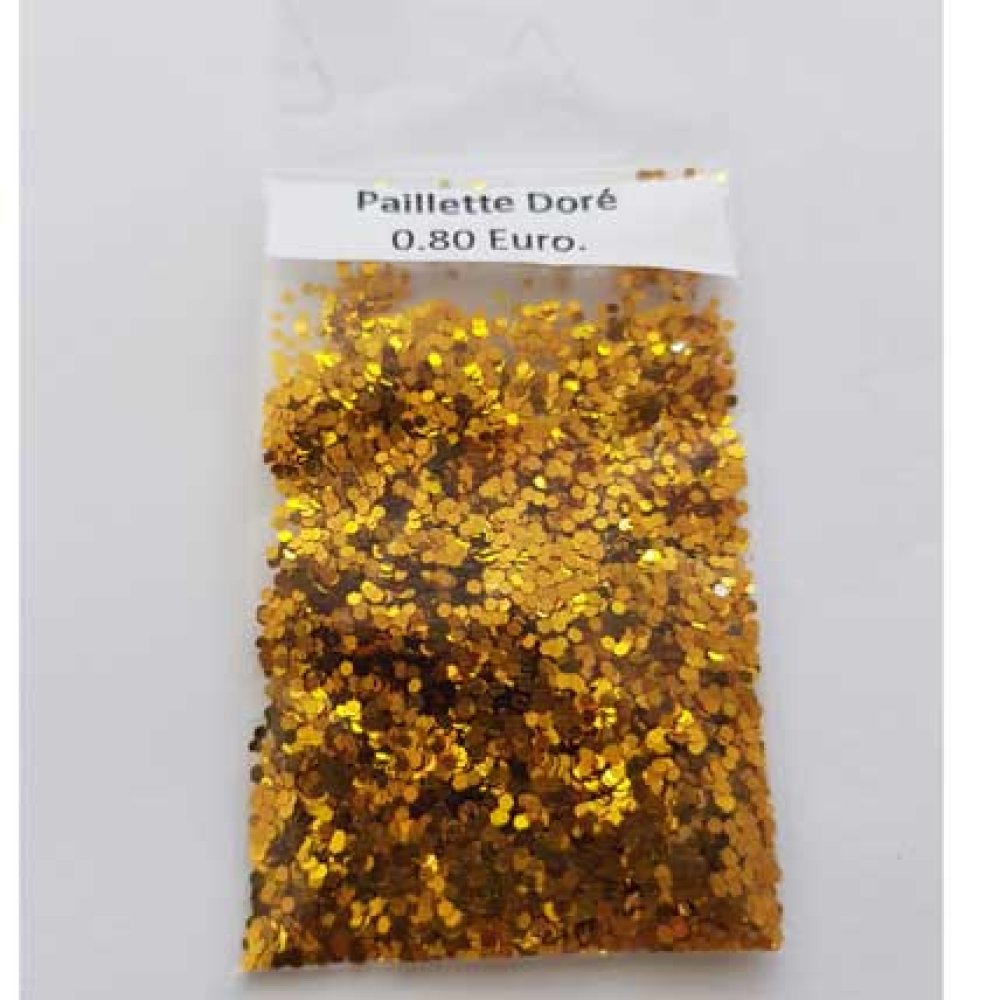 Micro bille Paillette Jaune Doré sachet de 4 Grammes