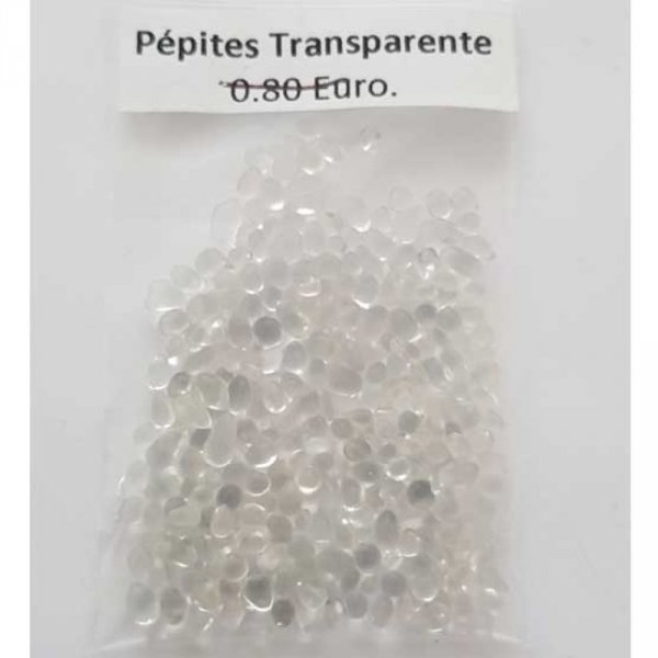 Micro bille P&eacute;pite Transparent sachet de 4 Grammes