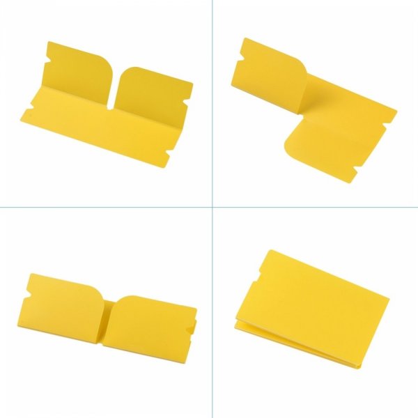 Plastikclip-Organizer Gelb