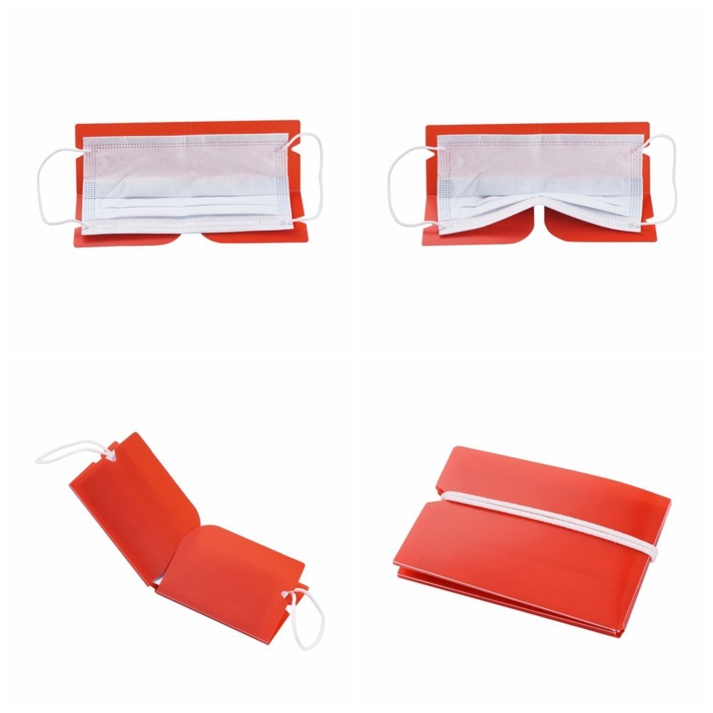 Plastikclip-Organizer zur Aufbewahrung Rot