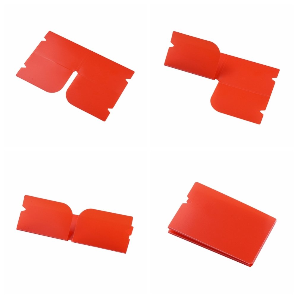 Plastikclip-Organizer zur Aufbewahrung Rot