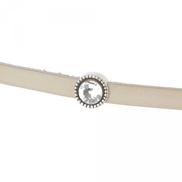 06 mm Schlaufe aus Zamak N&deg;09 Silber