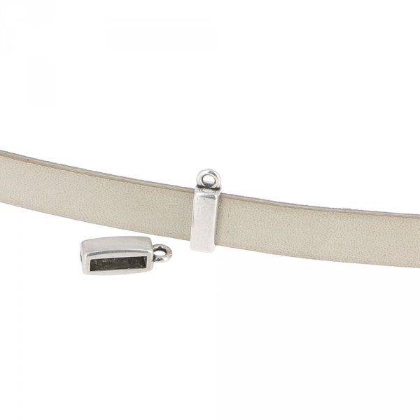 10 mm Zamak-Schlaufe Nr. 20 Silber