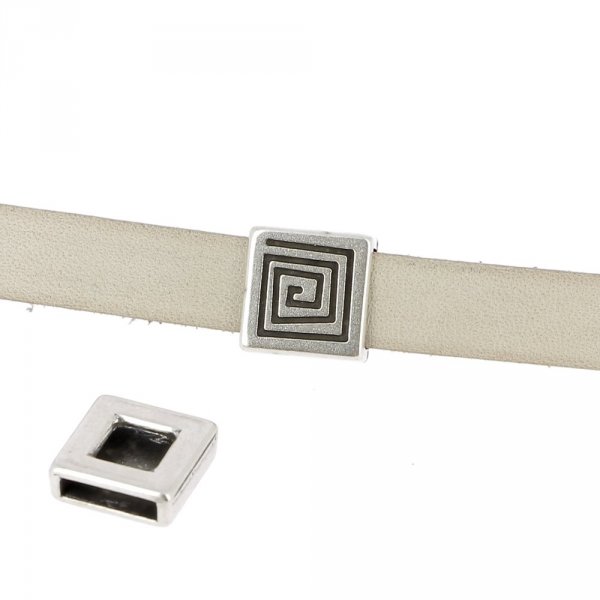 13 mm Schlaufe aus Zamak N&deg;04 Silber