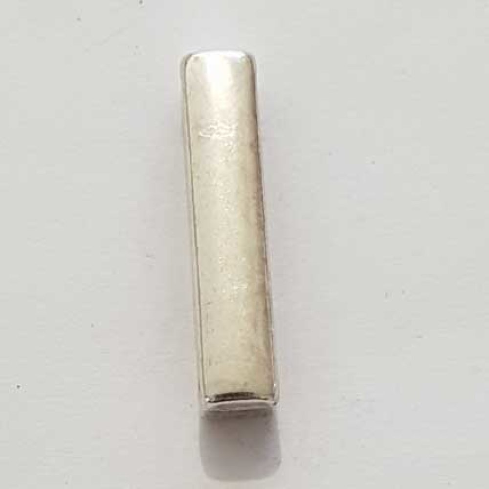 Passant 25 mm en Zamak Lettre I  Argent