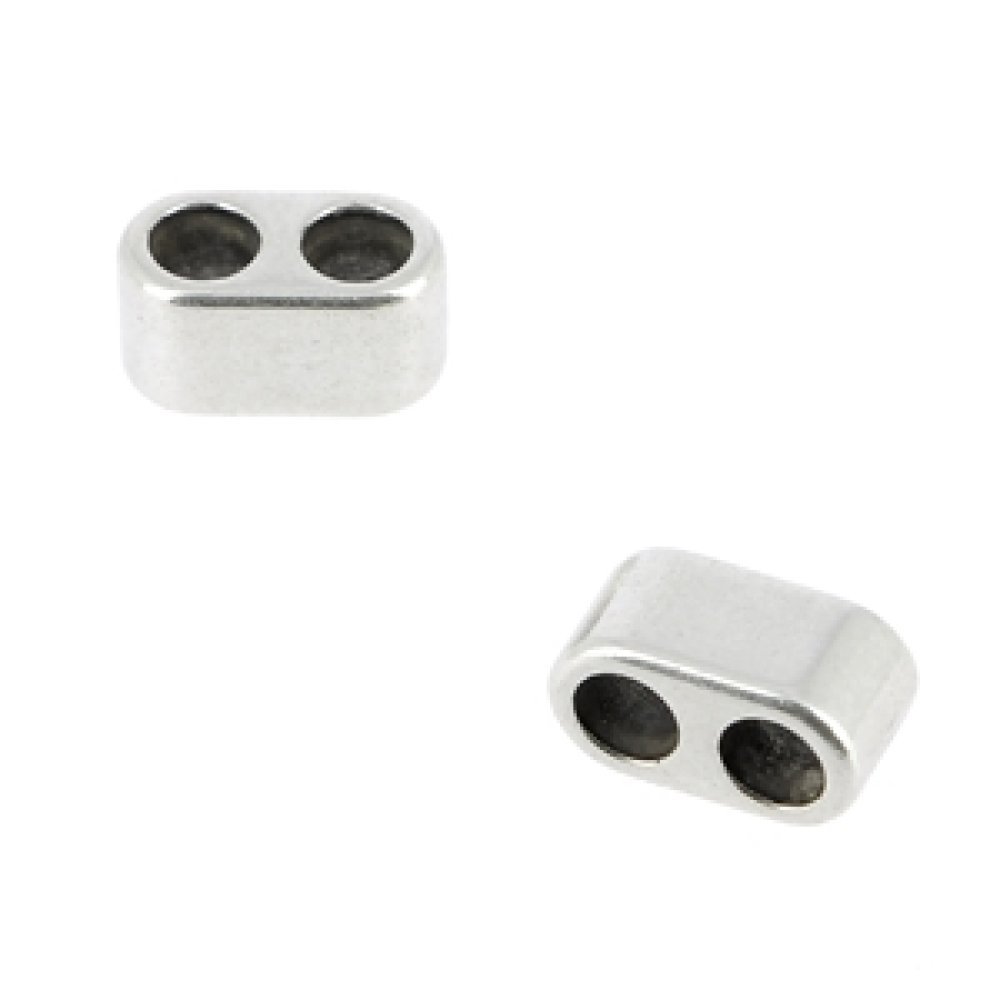 Passant 5 mm en Zamak N°09 Argent Double