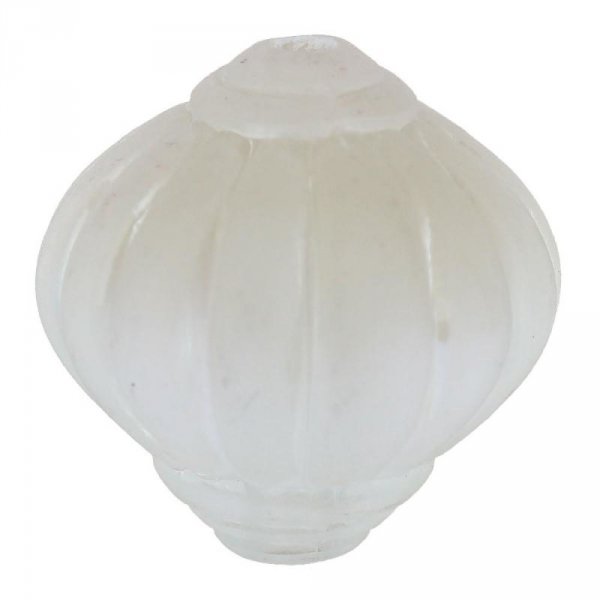 Perle Lucite Form Lampion Gestreifter Kristall