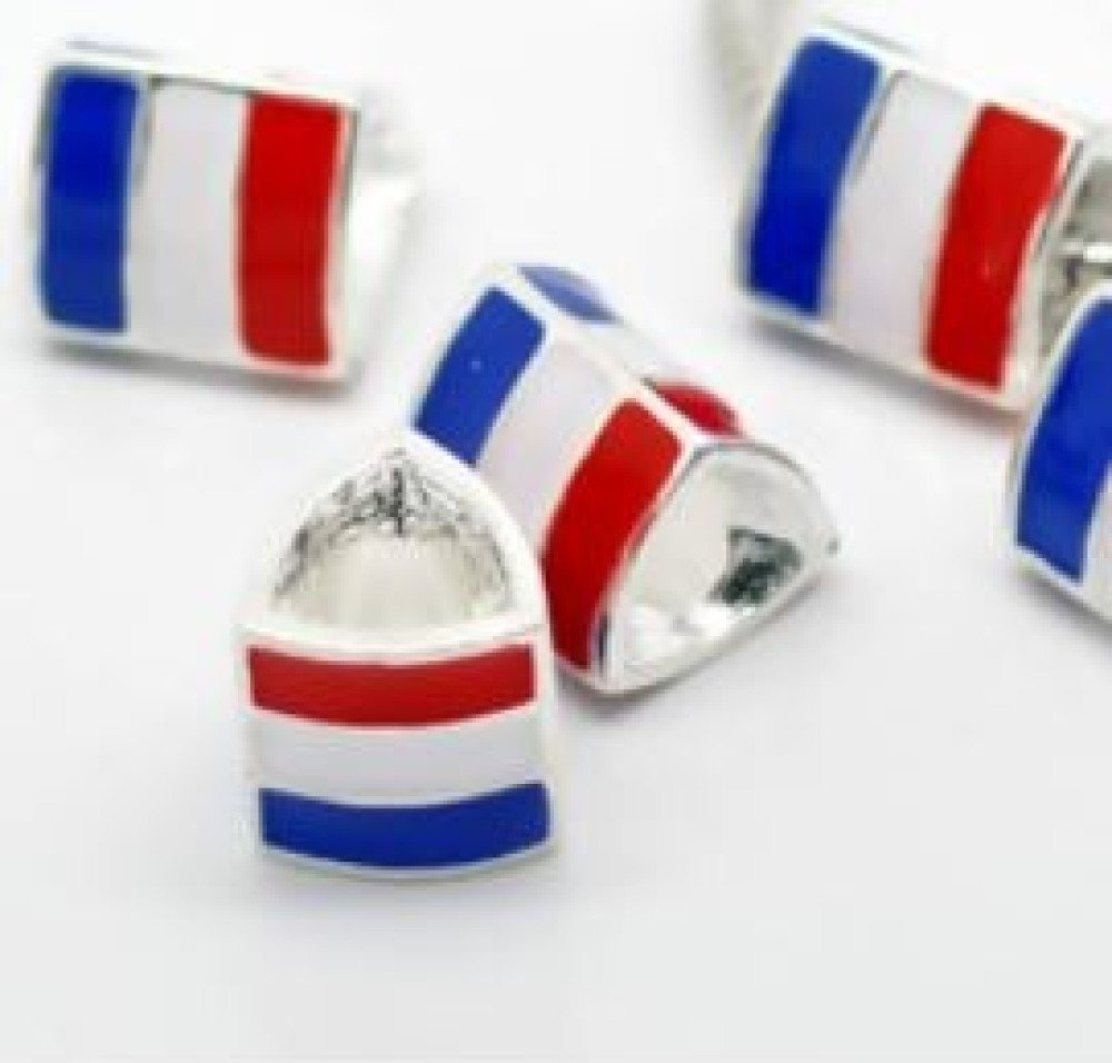 Perle N°0001 Email-Flagge Dreifarbig Kompatibel