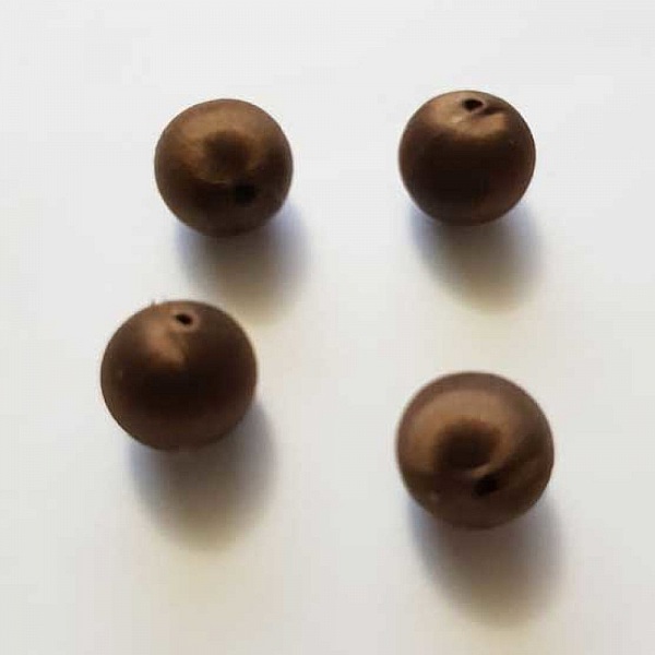 Perle gewebter Faden 15 mm Braun
