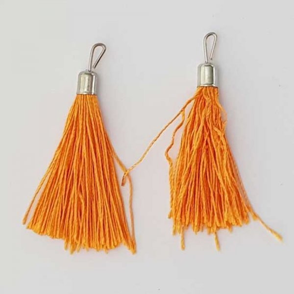 Pompon 50 mm N&deg;02 Orange