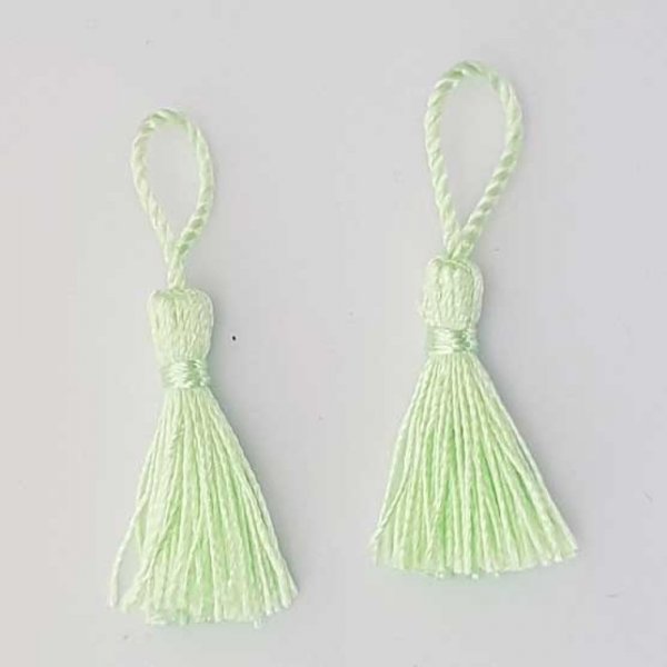 Pompon 60 mm N&deg;02 Vert