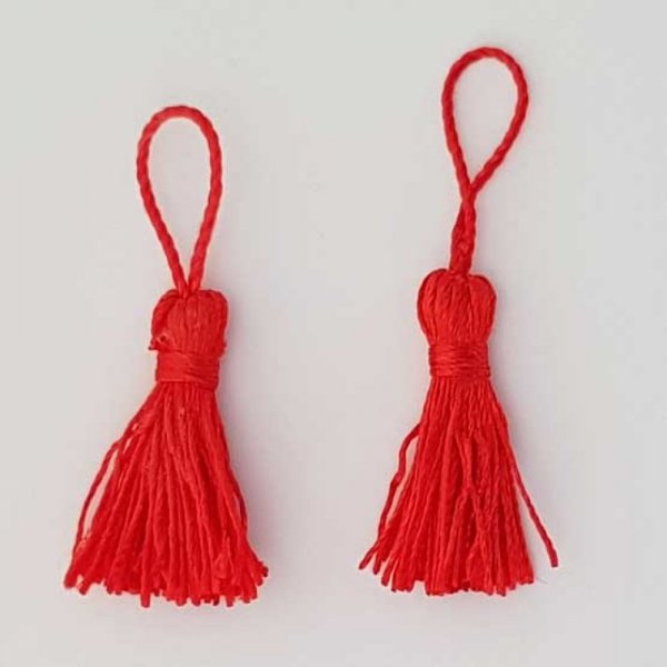 Pompon 60 mm N&deg;07 Rouge