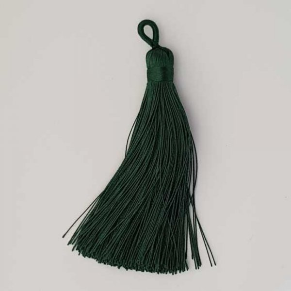 Pompon 90 mm N&deg;04 Vert Fonc&eacute;