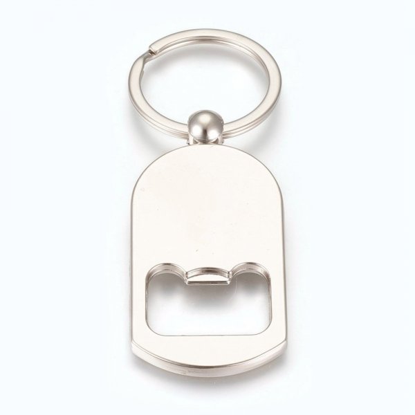 Schl&uuml;sselanh&auml;nger Flaschen&ouml;ffner 25 mm silber Nr. 03