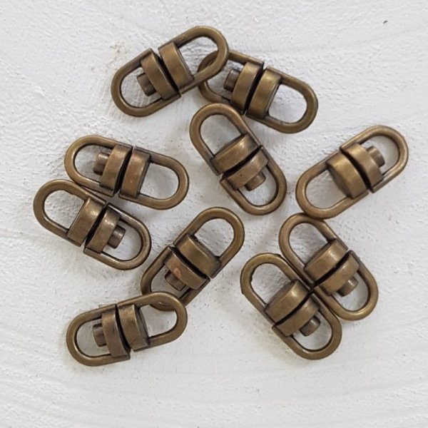 Drehbare Schl&uuml;sselanh&auml;nger Bronze