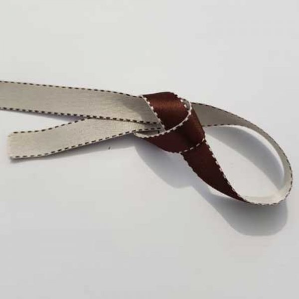 Ruban Galon 10 mm motif uni N&deg;01