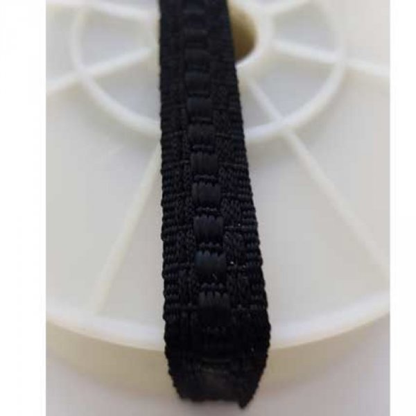 Ruban Galon Noir 12 mm N&deg;02