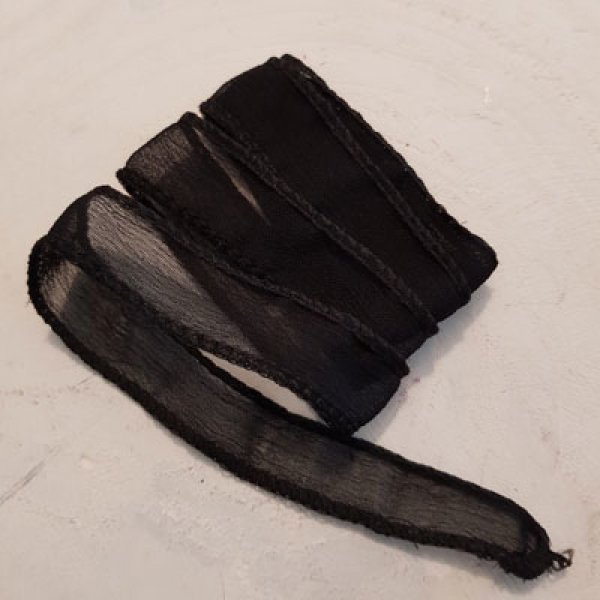 Handgef&auml;rbtes Rayonband Nr. 11