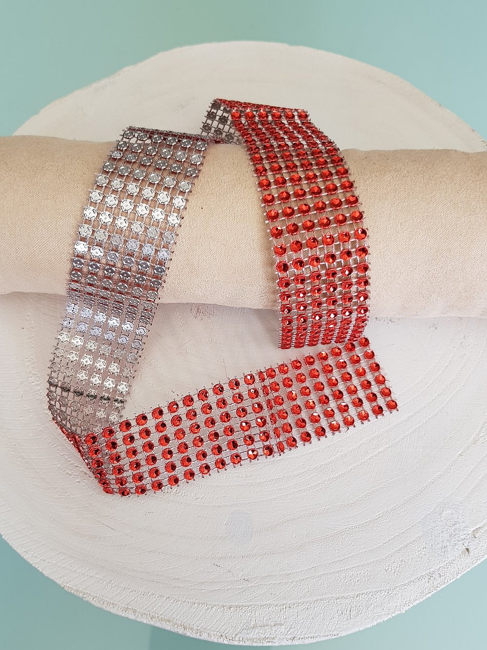 Strassband N&deg;03 Rot pro 0.50 cm.