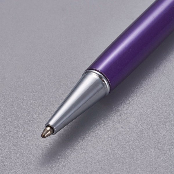 Perlendekorationsstift leere R&ouml;hre zum Anpassen Indigosilber x 1 St&uuml;ck