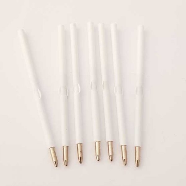 Perlendekorationsstift leere R&ouml;hre zum Anpassen Silber rot x 1 St&uuml;ck