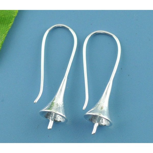 Halter Ohrring f&uuml;r Kugel zum Garnieren x 5 Paar