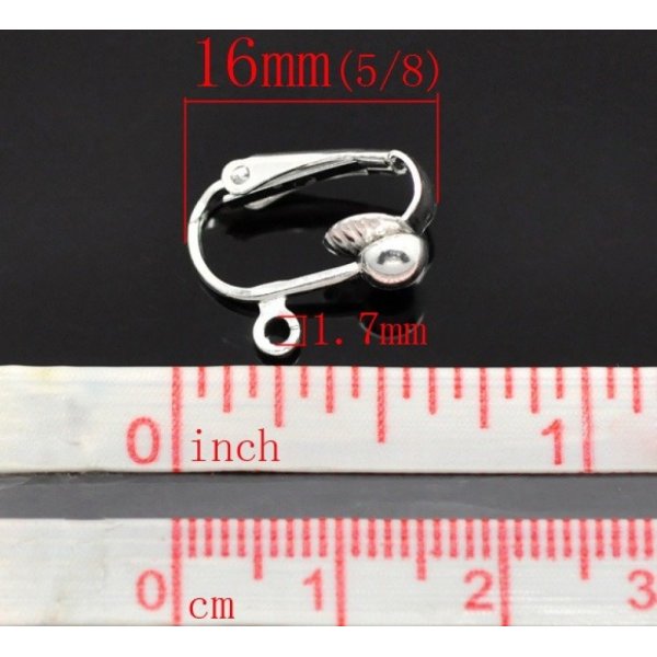 Support Ohrring Clip N&deg;02 x 5 Paar