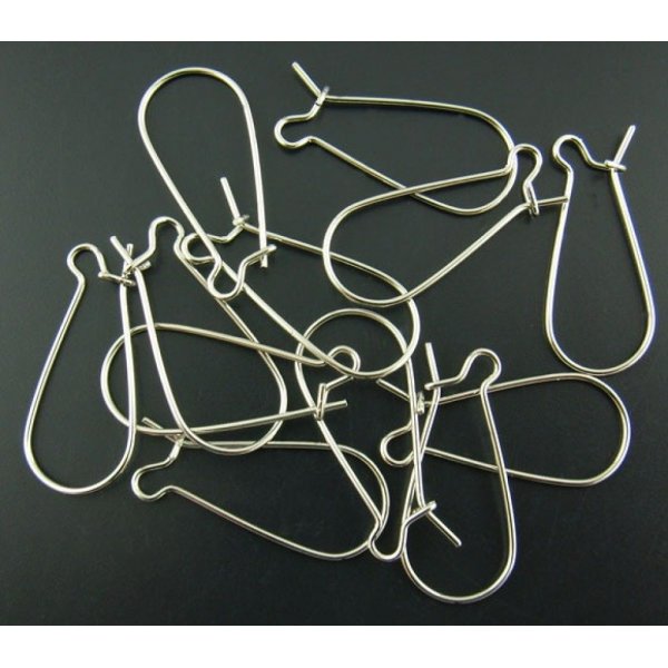 Halter Ohrring Dormeuse 25mm N&deg;06 x 40 Paar