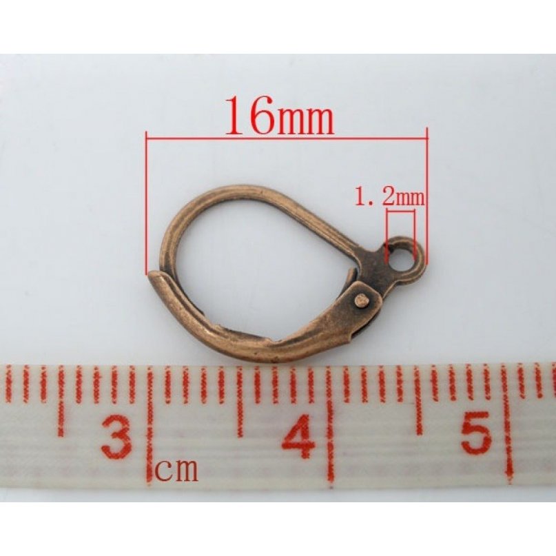 Halter Ohrring Schläfer Nr. 12 x 10 Paar