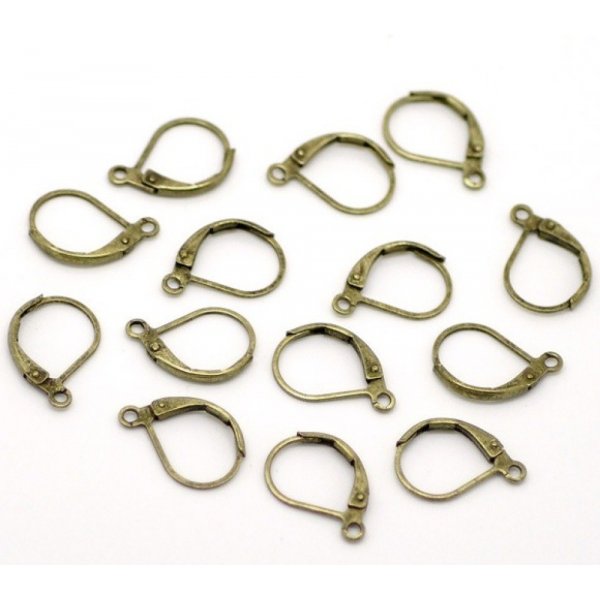 Halter Ohrring Schl&auml;fer Nr. 13 x 10 Paar