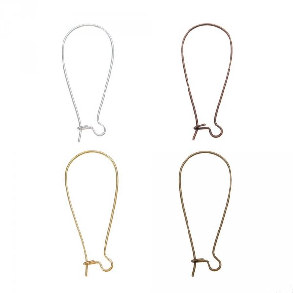 Halter Ohrring Schl&auml;fer 38mm Nr. 18 x 100 Paar