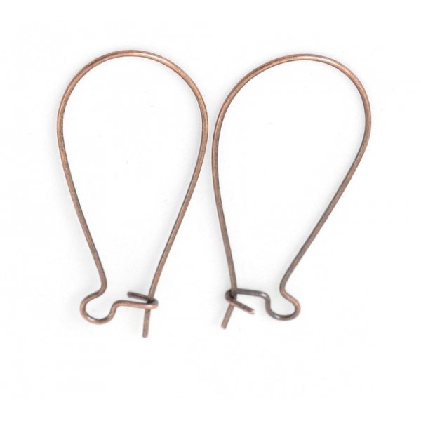 Halter Ohrring Schl&auml;fer 38mm Nr. 20 x 20 Paar